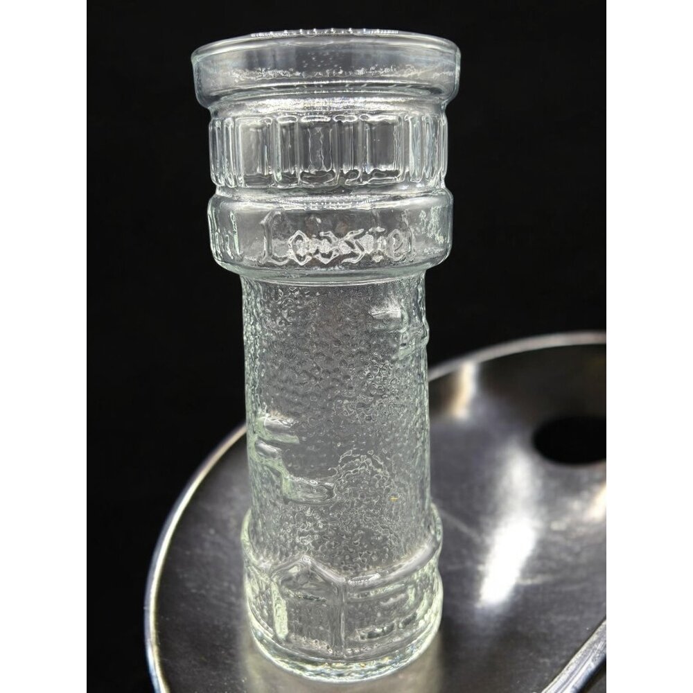 Vintage Red Lobster Lighthouse Drinking Glass 7.5"